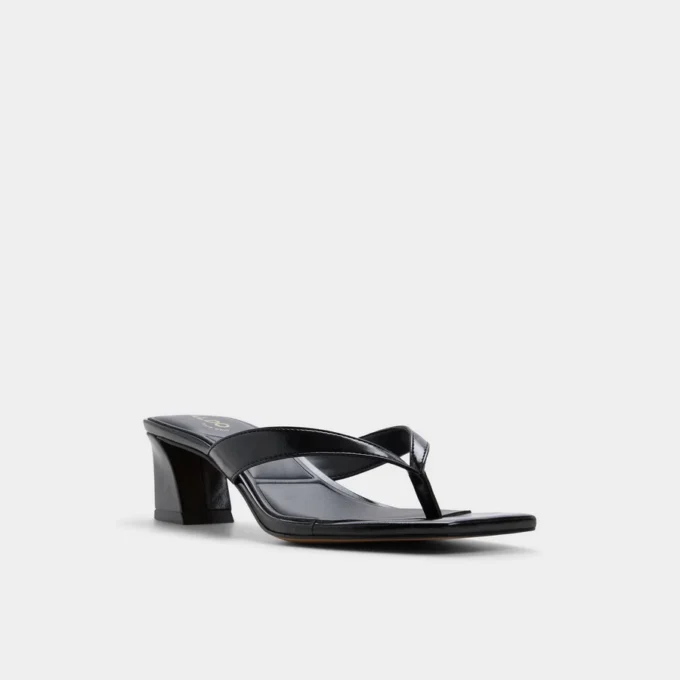 Hazy Block heeled thong sandal Hazy Block heeled thong sandal